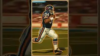 Sweetness Walter Payton in Action Chicago Bears #nfl #chicagobears #walterpayton