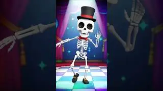 Little Skeleton Dance 💀 | Fun Halloween Song for Kids | Spooky Dance by Ezylar