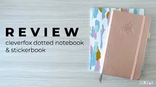 Cleverfox Dotted Notebook & Stickerbook | Planner Review | iiKiui