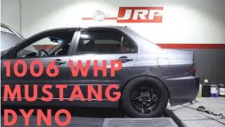 MY EVO 9 MADE 1006 WHP ON MUSTANG DYNO!