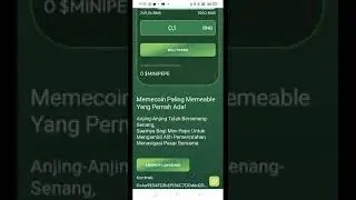AIRDROP TOKEN MINIPEPE BOOMING . . . . 🚀🚀