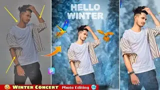 PicsArt Winter Snowfall Photo Editing | Winter Special Photo Editing | Snowfall Photo Editing