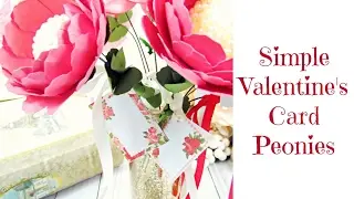 Valentine's Day Paper Peony with Mini Cards