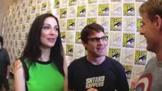 2013 SDCC - Eddic McClintock and Joanne Kelly (Warehouse 13) are hilarious! w/ Cody Deal