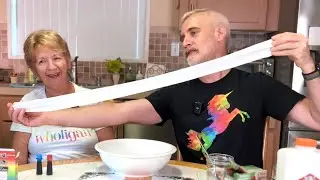 Teaching My Mom How To Make ASMR Slime 😂