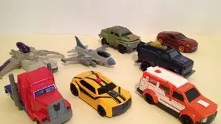 Обзор полного набора игрушек для Хэппи Мил от McDonald's Transformers Prime (2012)