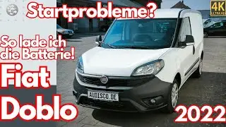 Startprobleme beim Fiat Doblo? So wird die Batterie geladen
