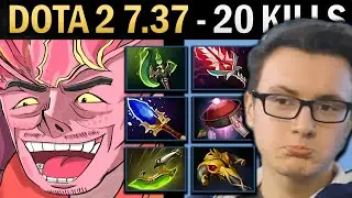 Dark Willow Gameplay Miracle with 20 Kills and Parasma - Dota 7.38