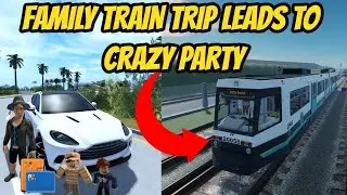 Southwest, Florida Roblox l Family Train Trip to Greenville PARTY rp