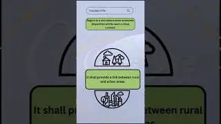 Concept of Regional Plan