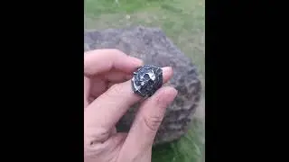 Gothic Anchor Skull Ring