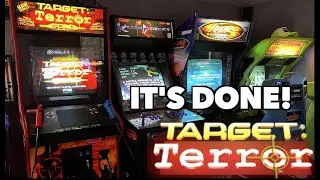 Putting the Final Touches on my Target Terror Gold Cabinet | It's DONE!