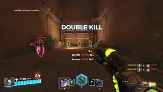 Paladins Androxus flick shots in shooting range