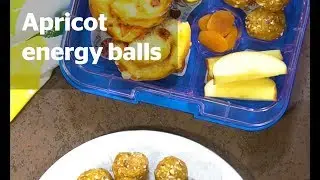 Easy back to school snacks | How to make apricot energy balls