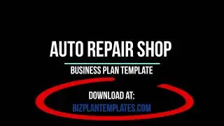 Auto repair shop business plan - Pages