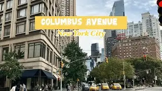 🇺🇸NYC Walk🗽Upper West Side, Columbus Ave from 87th St to 65th St in Manhattan