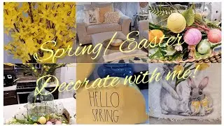 🌺🌷*2021 SPRING AND EASTER DECORATE + CLEAN WITH ME! SPRING DECOR IDEAS|EASTER DECOR|CLEANING INSPO