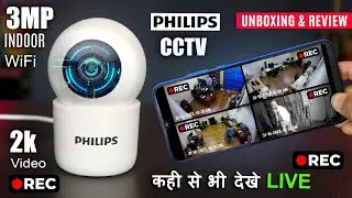 Wireless AI Camera | Best indoor CCTV Camera India | Philips indoor wifi cctv camera HSP3500 review