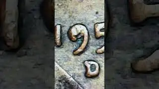 1957 D LINCOLN WHEAT CENT DIE CHIP ERROR#shortvideo