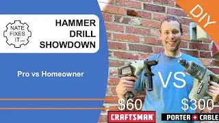 Pro vs. Homeowner Hammer Drill - Hammer Drill Review: Porter Cable versus Craftsman -
