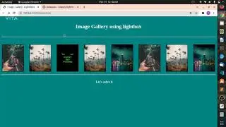 how to create image gallery with light box using html and css
