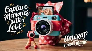 Kids Digital Camera with Flip Lens Children Video Camcorder Christmas Toy Birthday Gifts with Tripod