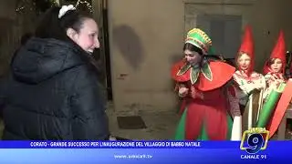 Corato - Inaugurato il villaggio di Babbo Natale