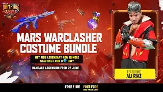 Mars Warclasher Costume Bundle ft. @mraliriaz | Garena Free Fire Pakistan