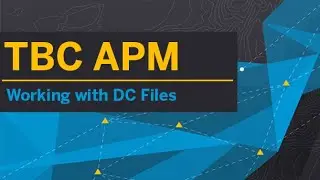 TBC APM | Работа с файлами Trimble Data Controller (.DC)