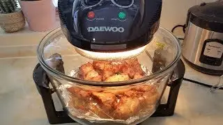 Air Fryer roasted Pork recipe -  Daewoo halogen oven