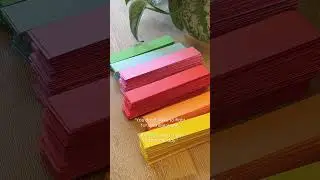 ✨Самодельное настенное украшение из бумажной цепи🎨✨