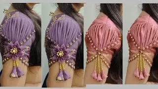 Very popular sleeve designs for blouse . Watch now