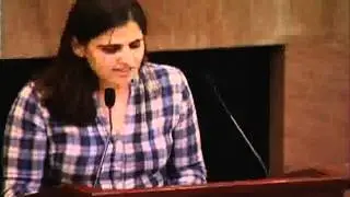 CTL Student Speech Contest Winner Aysha Bagchi '11