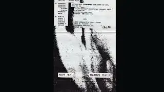 Not To - Hands Half (Side B, Industrial/Noise,1988)