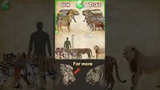 Lion vs Tiger (King lion,King tiger,Giant lion,Giant tiger #lion #tiger #bigcat #animals #wildlife