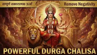 Powerful Durga Chalisa | Slow to Fast | Remove Negativity & Fear | Male-Female Duet with Lyrics