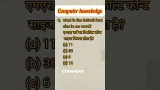 #Default font size?#shorts#computer