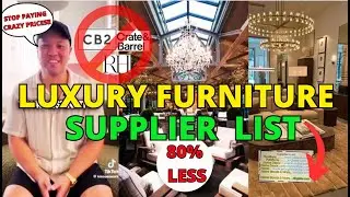 China EXPOSES Luxury Home & Furniture SUPPLIERS Amid Trade War with Trump | RH & CB2 MADE IN CHINA!