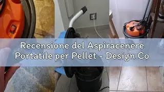 Recensione del Aspiracenere Portatile per Pellet - Design Compatto - 600W di Potenza e Capacit&agrave; di 4