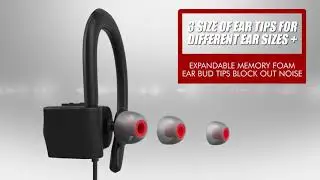 Bluephonic Sports Workout Wireless Headphones, DeepBassX Beats HD Stereo Sound, IPX7 Sweat a Reviews