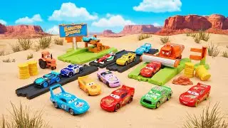 Disney Pixar Cars Unboxing Review | Lightning McQueen | Mattel Disney Pixar Cars Glow Racers Playset