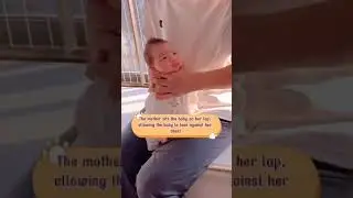 Safe and easiest way to help burp a baby 💯#baby #babiescare