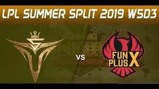 Victory Five vs FunPlus Phoenix | LPL Summer 2019 W5G3 | FULL GAME