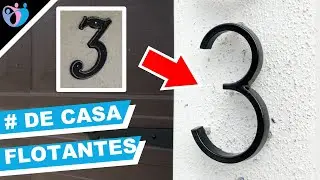 Cómo Instalar Números de Casa Flotantes