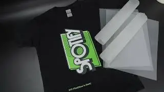 How to use glow in dark DTF film steps by steps ?