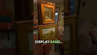 DIY Art Display Easel for Paintings! #enpleinair #art #outdoorpainting