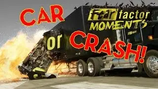 Fear Factor Moments | Car Catch Collision