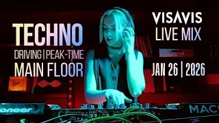 LIVE: Techno (Driving - PeakTime) DJ Set 2026 | Visavis DJ | Jan 26 #Shorts