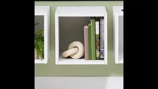 Настенные полки-кубы Better Homes & Gardens с инструкциями по сборке
