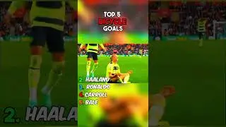 top 5 bicycle kick goal #football #ronaldo